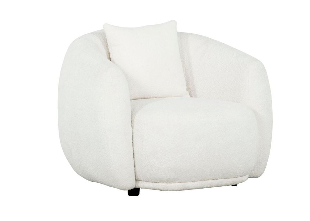 Dianna Accent Chair - Wooly Ivory