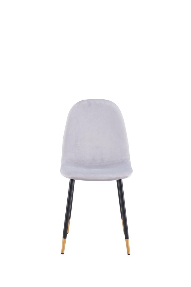 Iris Dining Chair - Grey velvet