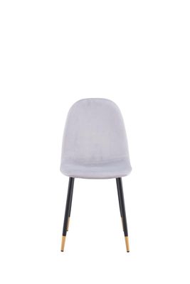 Iris Dining Chair - Grey velvet