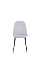 Iris Dining Chair - Grey velvet