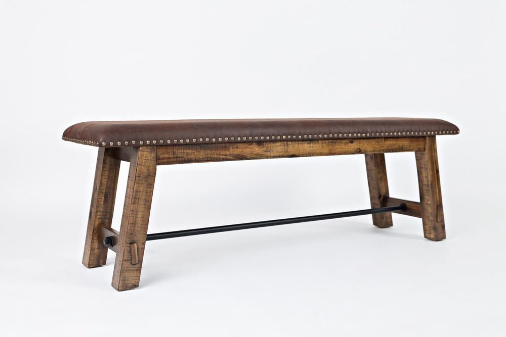 Cannon Valley Dining  Bench with Upholstered seat