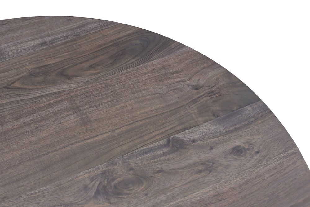 Bronx Crank Dining Table - Vinegar Matte