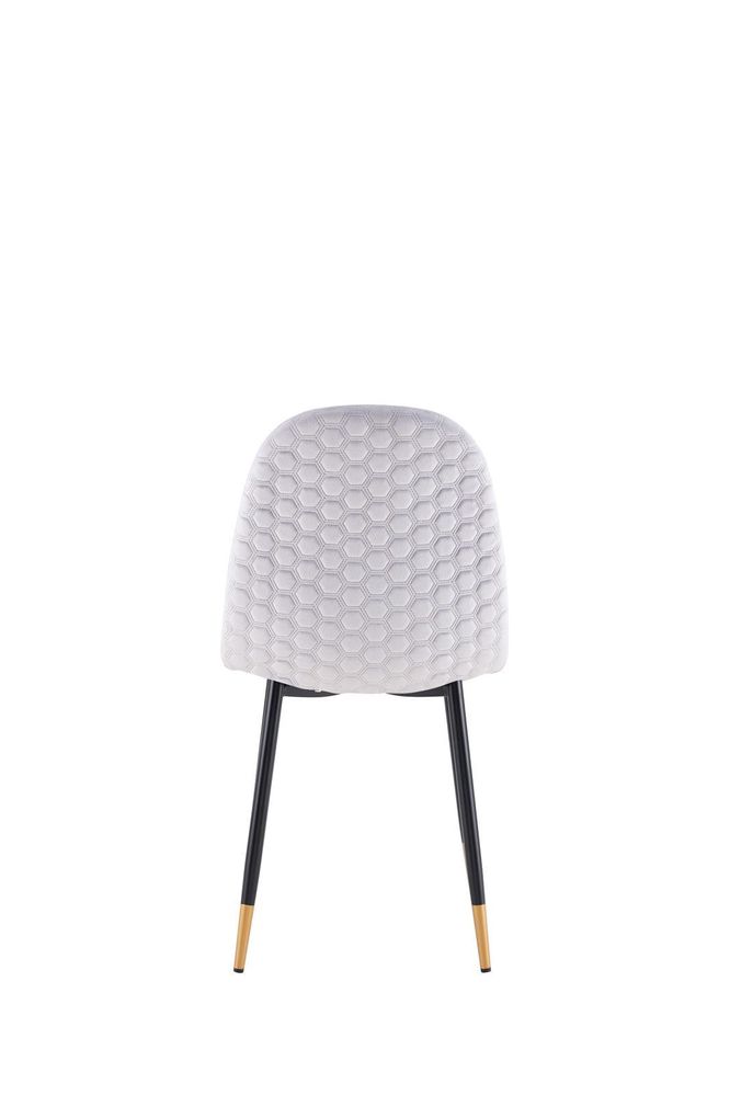 Iris Dining Chair - Grey velvet