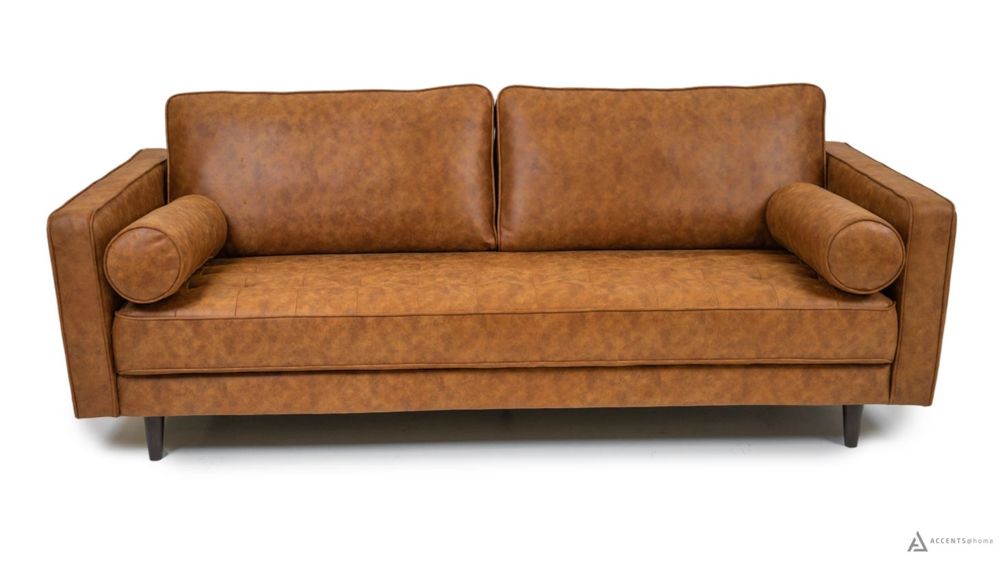 Ryder Mid Century Tufted Sofa - SF203 BROWN