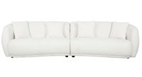 Dianna Loveseat - Wooly Ivory