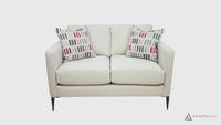 Vista Fabric Loveseat - Effie Ivory