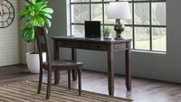 Madison County Power Desk Barnwood Finish