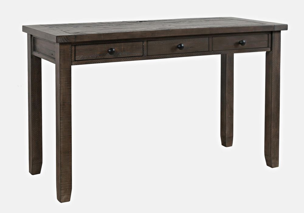 Madison County Power Desk Barnwood Finish