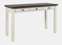 Madison County Power Desk Vintage White Finish