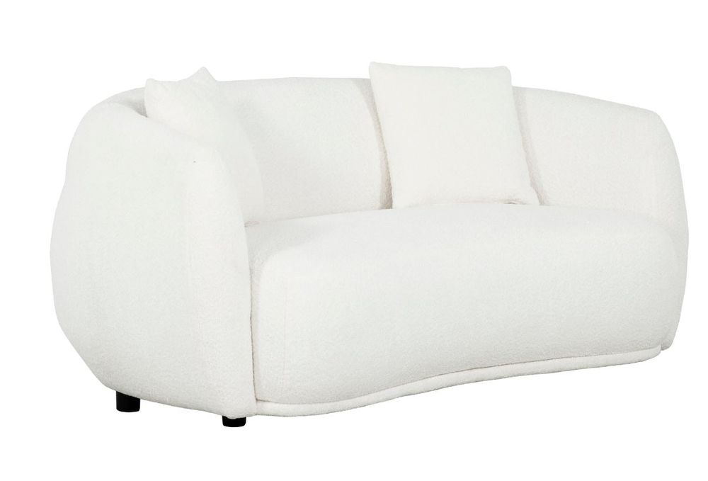 Dianna Loveseat - Wooly Ivory