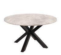 Spider Leg Marble Top Dining Table