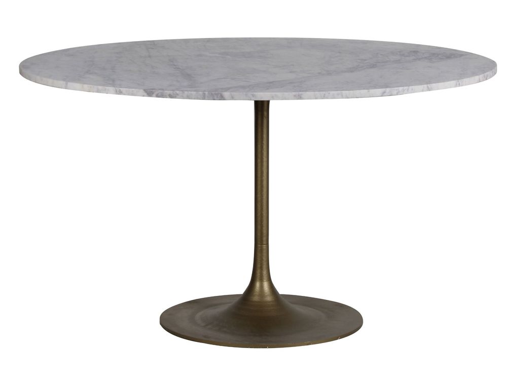 Bistro Round Dining Table W/ Marble top