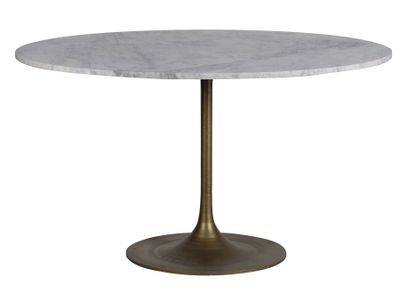 Bistro Round Dining Table W/ Marble top