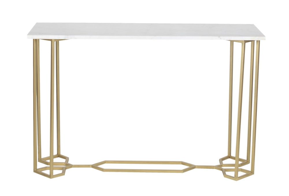 Queens Bridge Console marble top table