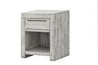 Malibu Nightstand - Rustic White