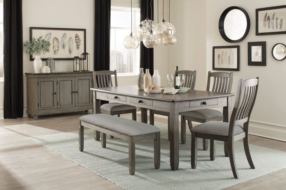 Granby Dining Table - Grey