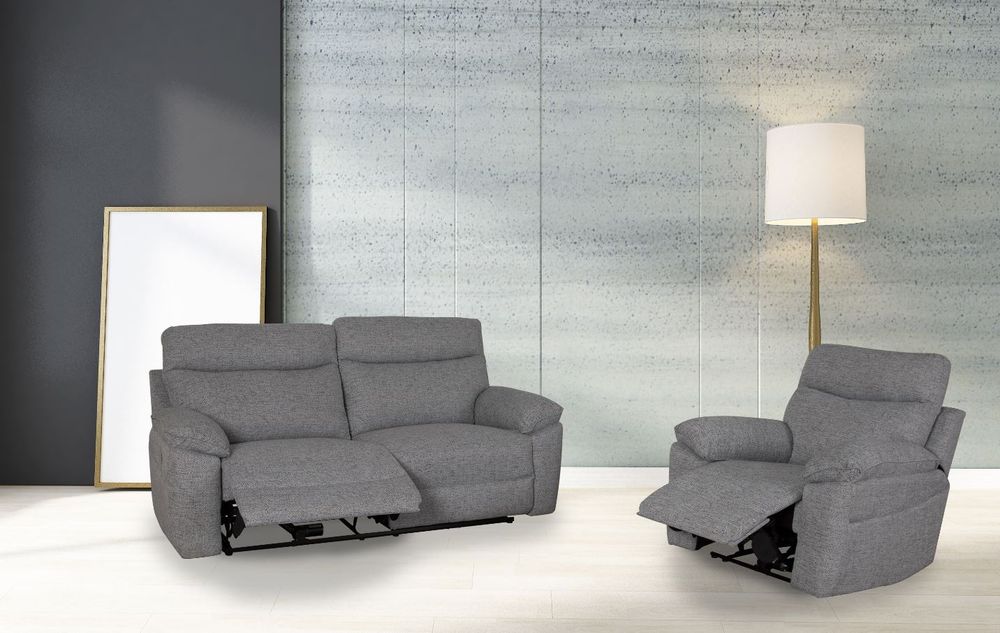 Stacey Fabric Power Recliner Loveseat