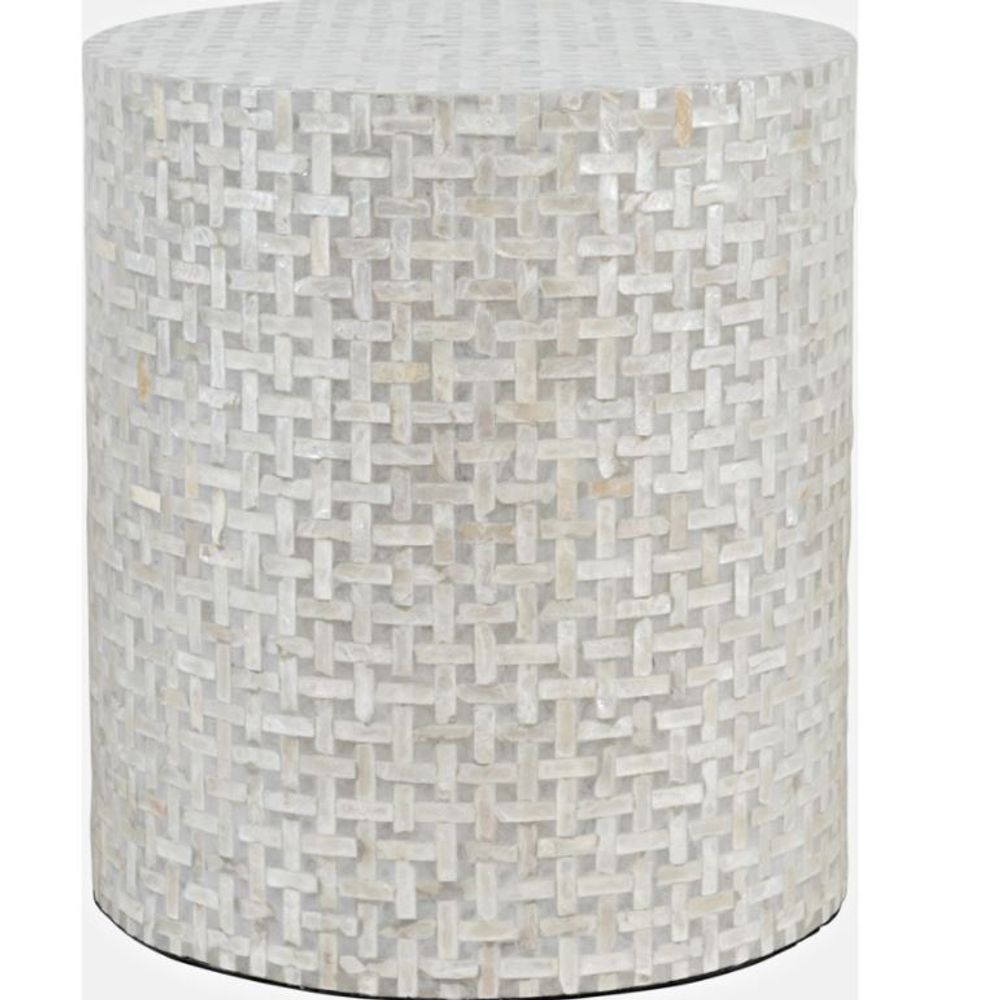 Global Archive Round Capiz Accent Table 1730-2814GBK