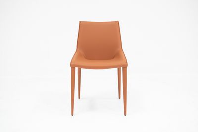 Tango Dining Chair-Orange/Brown Set of 2