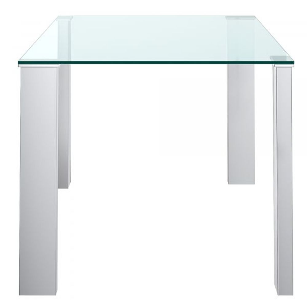 Frankfurt Rectangular Dining Table in Stainless Steel