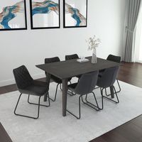 Ashland Rectangular Dining Table in Grey