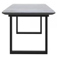 Gavin Dining Table with Extension in Black