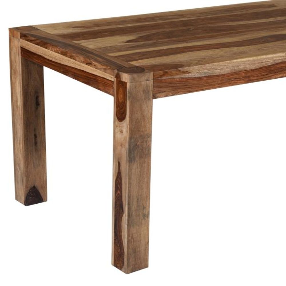 Krish Dining Table in Dark Sheesham