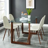 Franco Rectangular Dining Table in Walnut