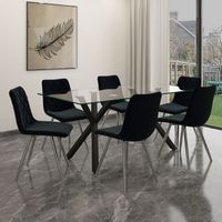 Stark Rectangular Dining Table in Black