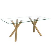 Stark Dining Table in Gold