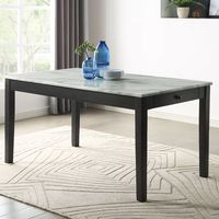 Pascal Dining Table with Drawers in Grey