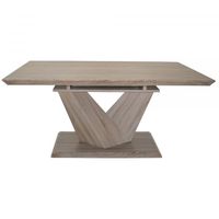 Eclipse Dining Table with Extension in Washed Oak