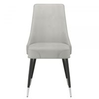 Silvano Side Chair, Set of 2, in Light Grey