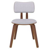 Zuni Side Chair in Grey Fabric