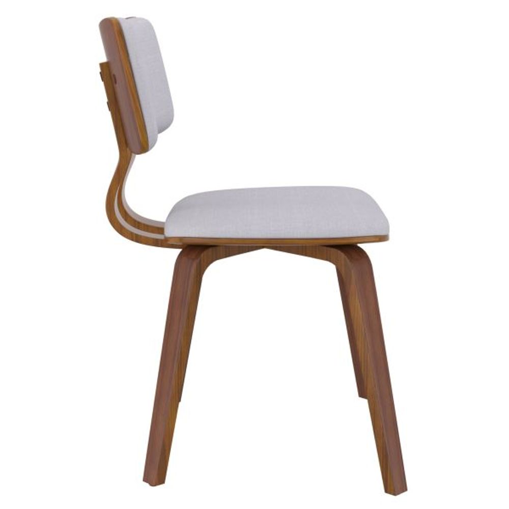 Zuni Side Chair in Grey Fabric