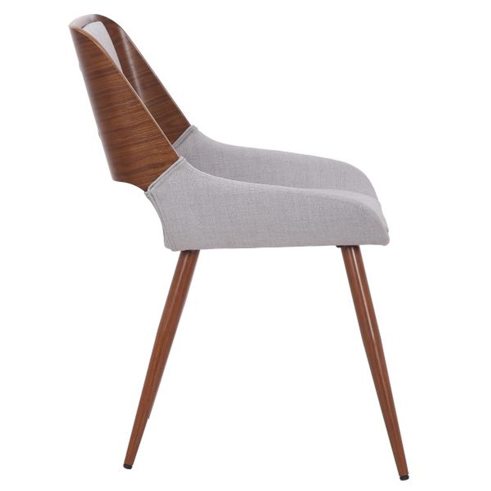 Hudson Side Chair in Grey Fabric