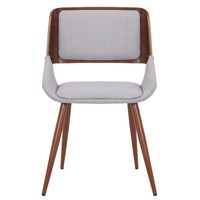 Hudson Side Chair in Grey Fabric