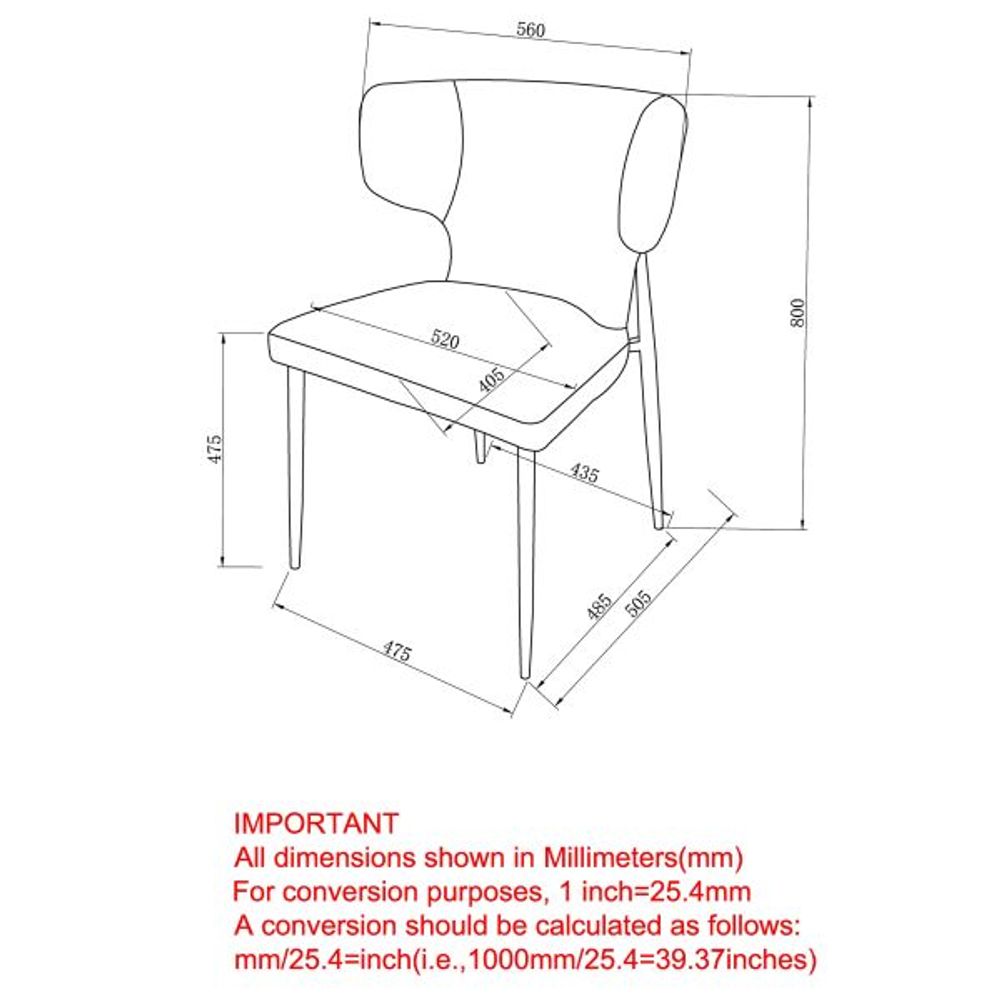 Akira Side Chair, set of 2