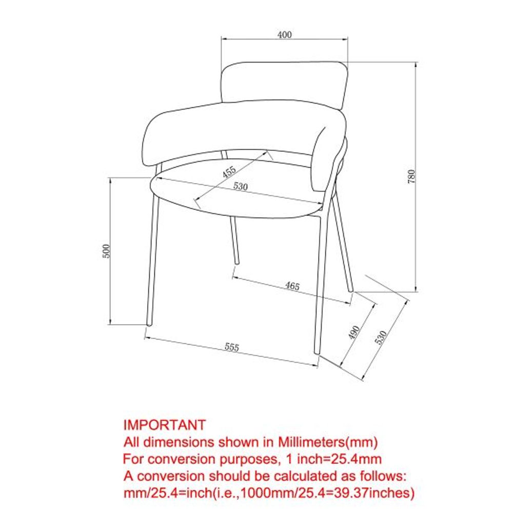 Axel Side Chair, set of 2