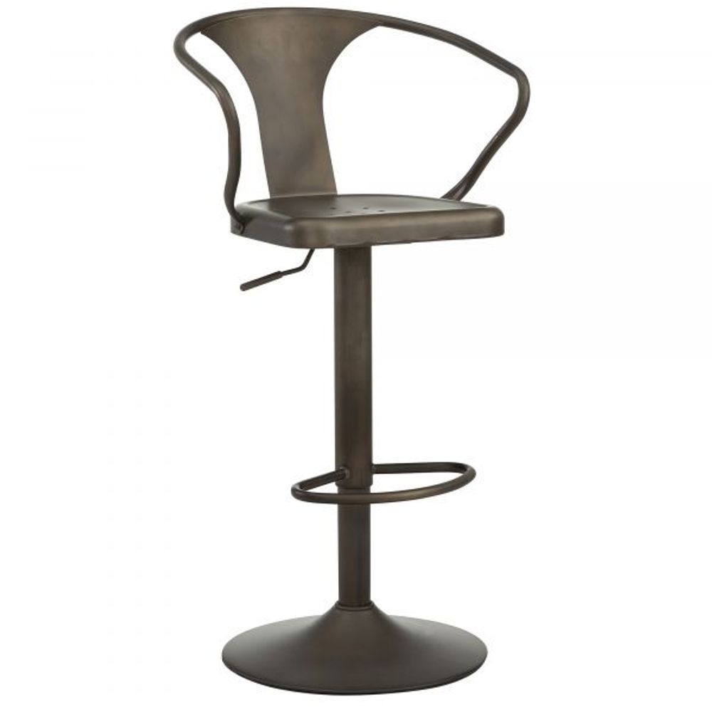 Astra Adjustable Stool in Gunmetal