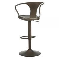 Astra Adjustable Stool in Gunmetal