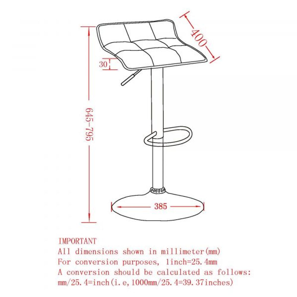 Comet Air Lift Stool