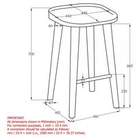 Tahoe 26'' Counter Stool in Natural