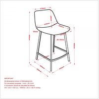 Buren 26'' Counter Stool