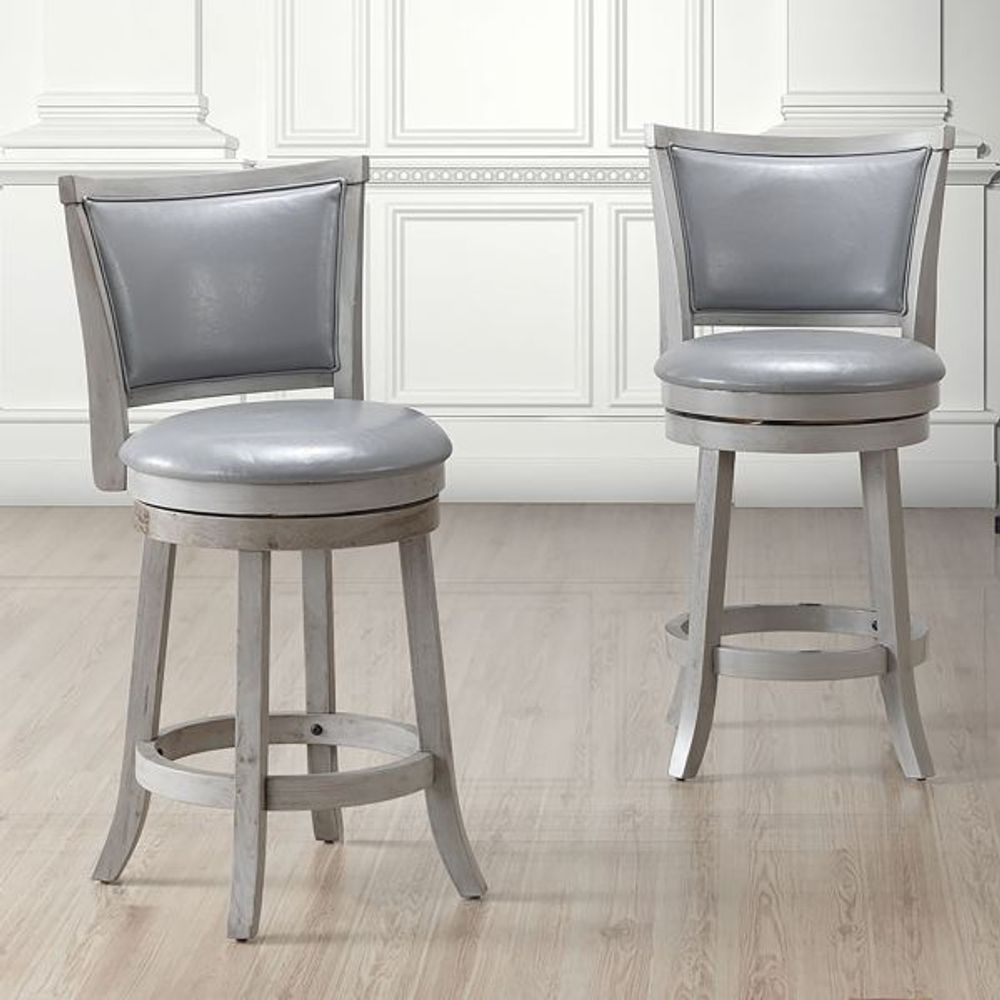 Rowan 26'' Counter Stool, set of 2 in Grey