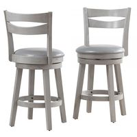 Harlo 26'' Counter Stool, set of 2 in Grey