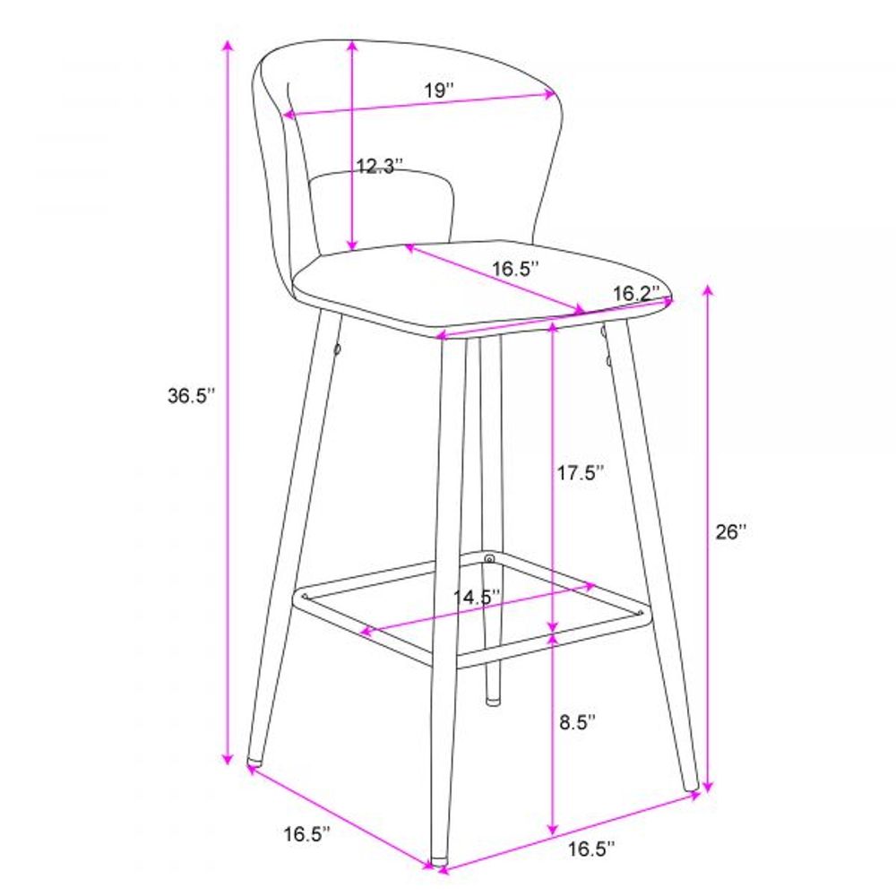 Camille 26'' Counter Stool