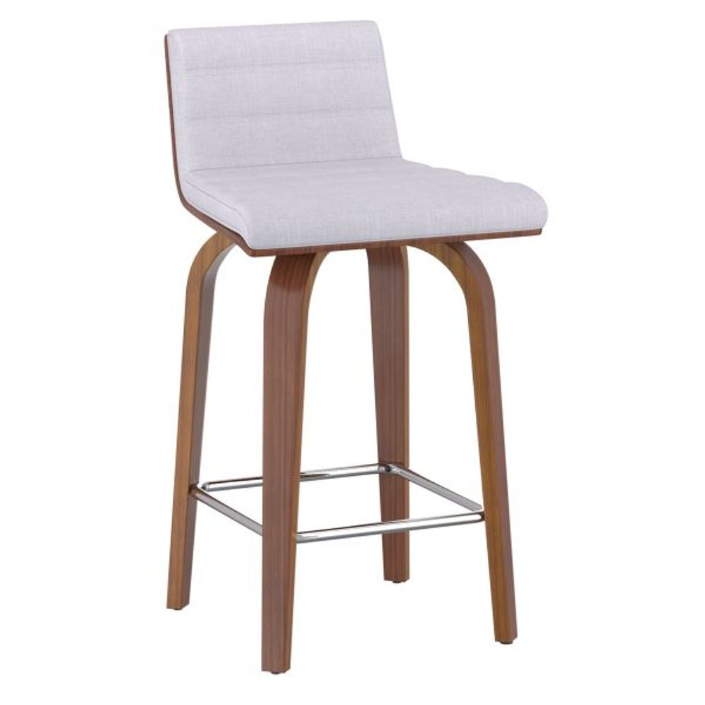 Moreno 26" Counter Stool in Grey