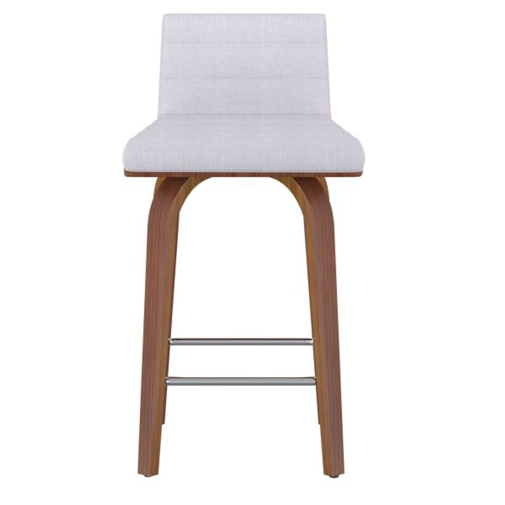 Moreno 26" Counter Stool in Grey