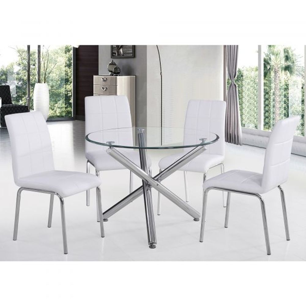 Solara II 5pc Dining Set, 40" Dia